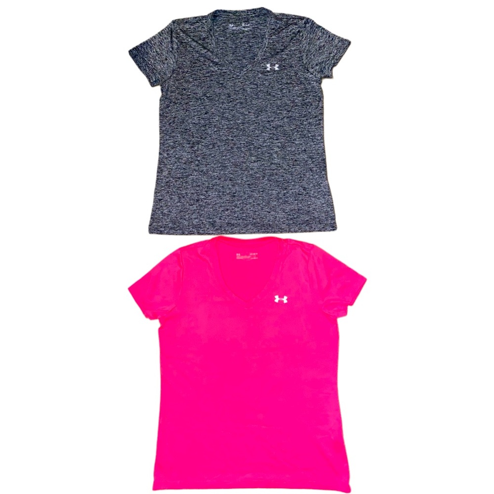 Two under armor shirts sz md